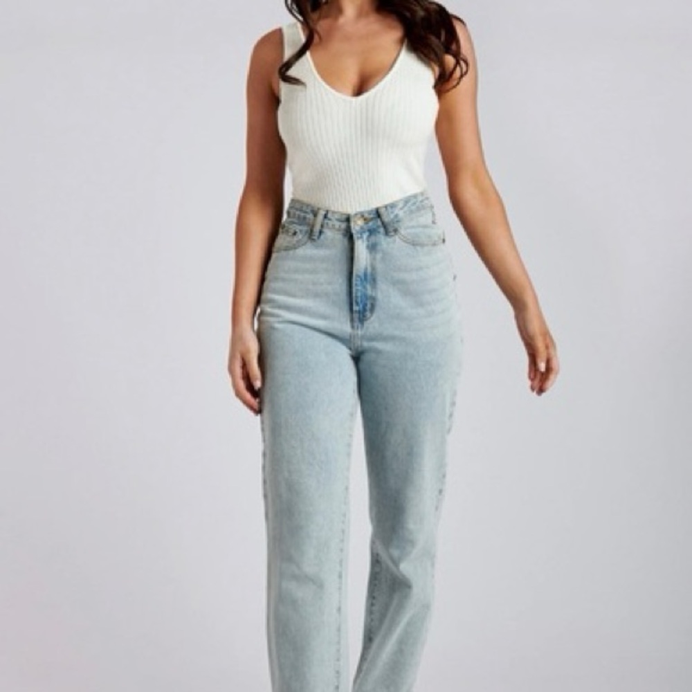 Meshki high waisted mom jeans
